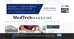 Desktop Screenshot of medtechmagazine.se